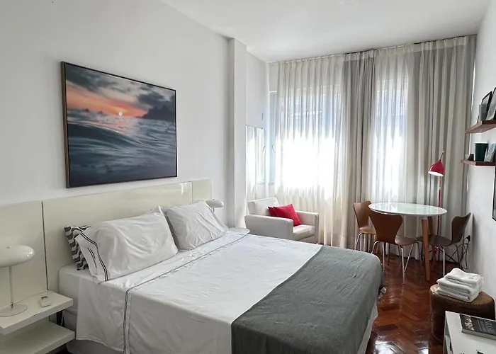 Elegant Studio Vista Lateral Mar Ipanema Best Locatlon