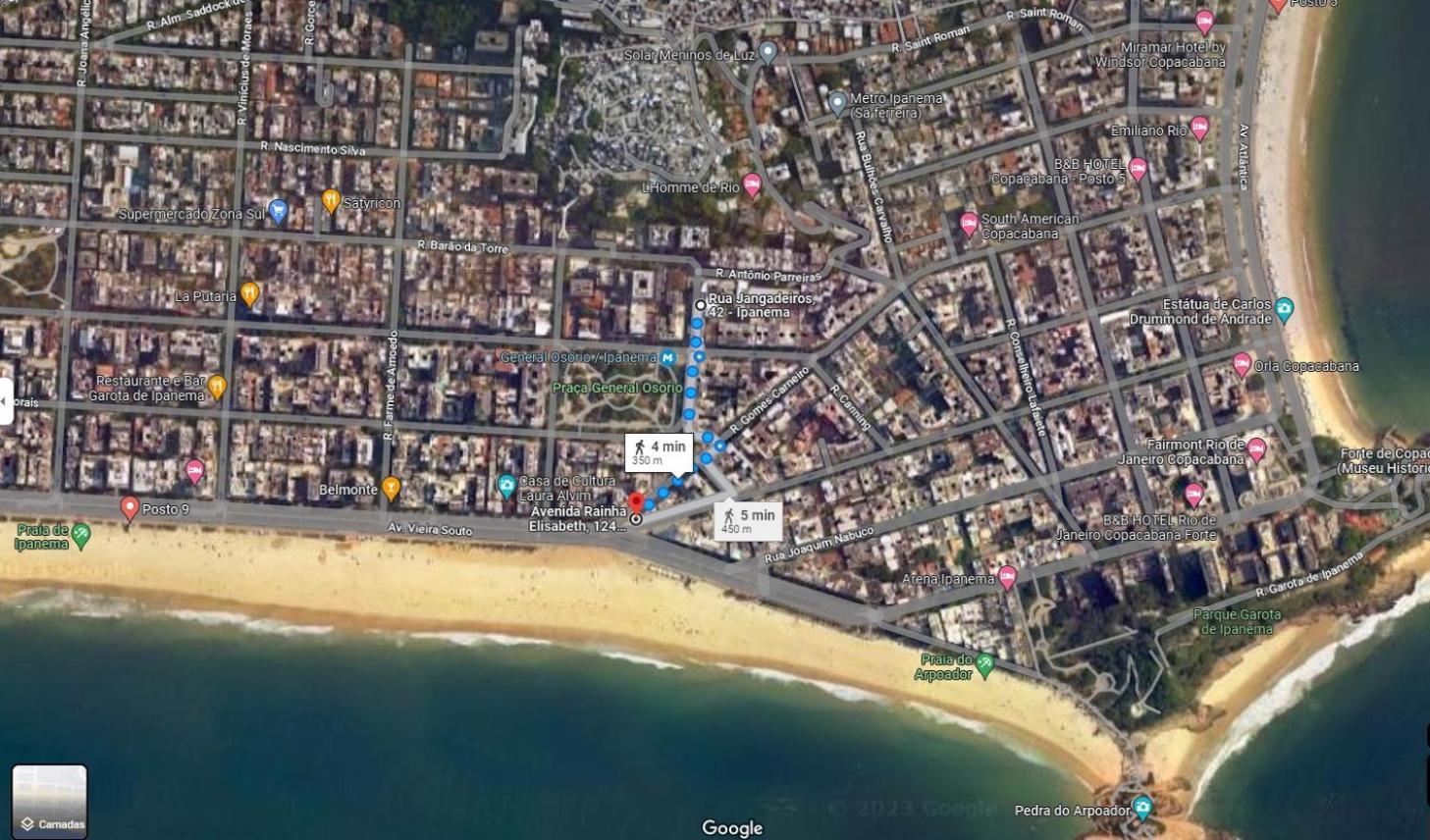 Apartamento Elegant Vista Lateral Mar Ipanema Locatlon